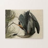 Great Blue Heron from Audubon's Birds of America ジグソーパズル (横)