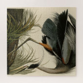 Great Blue Heron from Audubon's Birds of America ジグソーパズル (横)