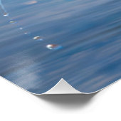 Great Blue Heron Hunting Prey Wildlife Art Print ポスター (コーナー)