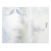 Great Blue Heron in a Salt Marsh Notepad ノートパッド (正面)