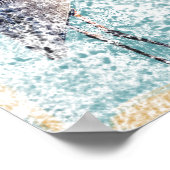 Great Blue Heron Live Love Laugh | Art Print ポスター (角)