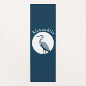 Great Blue Heron Logo ヨガマット (正面)