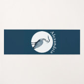 Great Blue Heron Logo ヨガマット (正面(横))