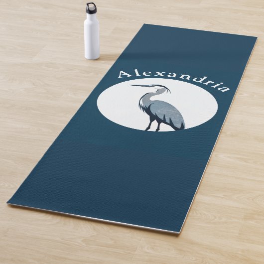 Great Blue Heron Logo ヨガマット (インサイチュ)