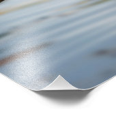 Great Blue Heron Over Lake Wildlife Print フォトプリント (角)