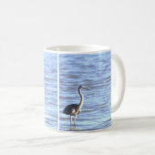 Great Blue Heron Photo Mug コーヒーマグカップ (正面右)