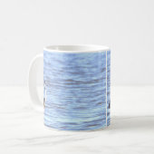 Great Blue Heron Photo Mug コーヒーマグカップ (正面左)