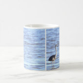 Great Blue Heron Photo Mug コーヒーマグカップ (中央)