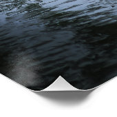 "Great Blue Heron" Stretched Canvas Print ポスター (コーナー)