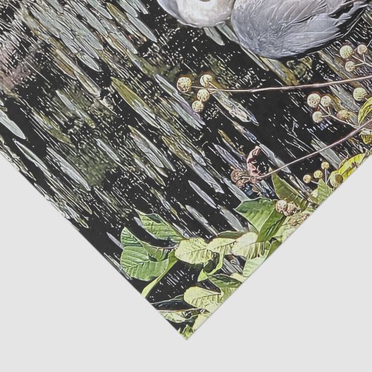 Great Blue Heron Stretched Canvas Print 薄葉紙 (詳細)