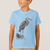Great Blue Heron Tシャツ (正面)
