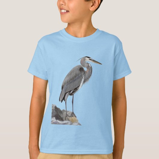 Great Blue Heron Tシャツ (正面)