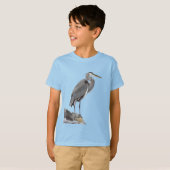 Great Blue Heron Tシャツ (正面フル)
