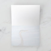 Great Blue Heron Wildlife Bird Photography Blank シーズンカード (内部)