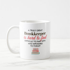 Great Bookkeeper Personalized Name Gift コーヒーマグカップ