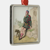 「Great Britainの衣裳からの高地の羊飼い、 メタルオーナメント (右)