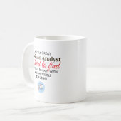 Great Business Analyst Personalized Name Gift コーヒーマグカップ (正面左)