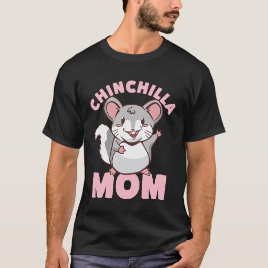 Great chinchilla mum for women tシャツ (正面)
