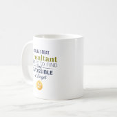 Great Consultant Personalized Name Gift Coffee Mug コーヒーマグカップ (正面左)