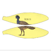 Great curassow bird cartoon illustration ミニバスケットボール (パネル)