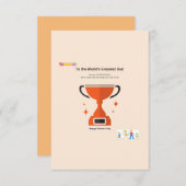 Great Daddy サンキューカード (正面/裏面)