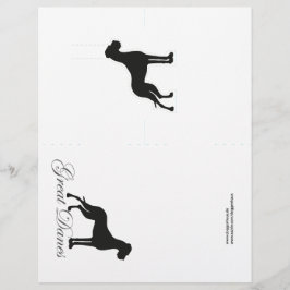 Great Daneのポップ・アートのカードのスペシャルアップ