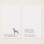 Great Daneミニマル Business Card (正面&裏面)