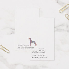 Great Daneミニマル Business Card