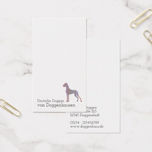 Great Daneミニマル Business Card (オフィス)