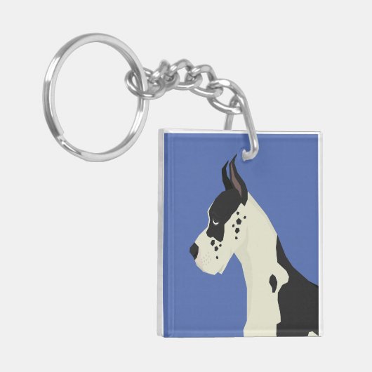 Great Dane キーホルダー (正面左)