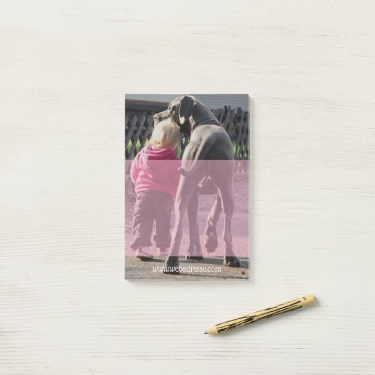 Great Dane ポストイット (デスク上)