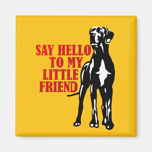 Great Dane  マグネット (正面)