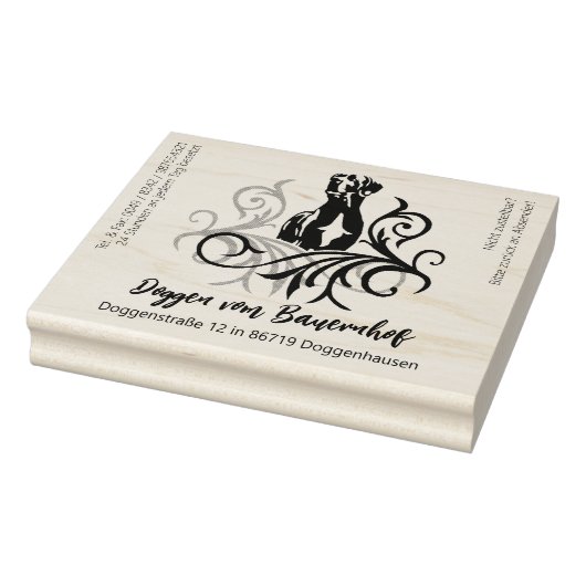 Great Dane Big ラバースタンプ (スタンプ)