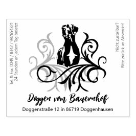 Great Dane Big  ラバースタンプ