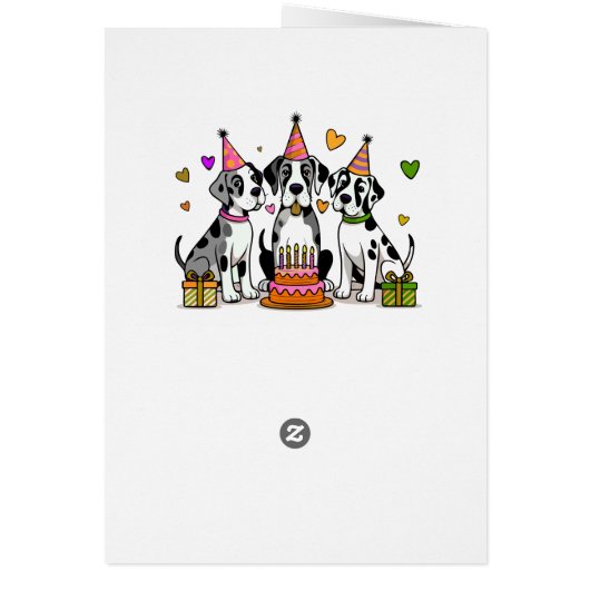 Great Dane Birthday   (裏面)
