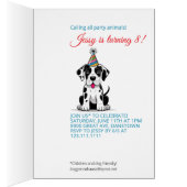 Great Dane Birthday   (内側 (右))