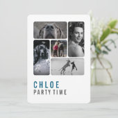 Great Dane Birthday Invitation 招待状 (スタンド正面)