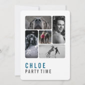 Great Dane Birthday Invitation 招待状 (正面)