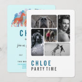 Great Dane Birthday Invitation 招待状 (正面/裏面)