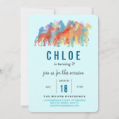 Great Dane Birthday Invitation 招待状 (裏面)