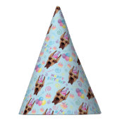 Great Dane Birthday Party Hat Blue パーティーハット (右)