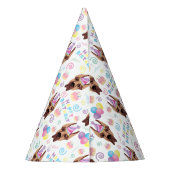 Great Dane Birthday Party Hat White パーティーハット (裏面)