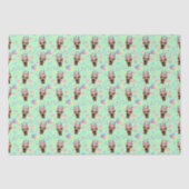 Great Dane Birthday Tissue Paper in Green 薄葉紙 (正面)