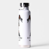 Great Dane Cartoon Character ウォーターボトル (右面)