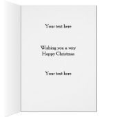 Great Dane 'Cheese Tax' Christmas card (内側 (右))