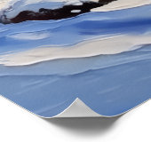 Great Dane Christmas Boat Holiday ポスター (角)