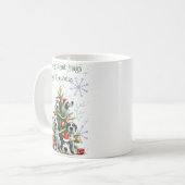 Great Dane Christmas Mug コーヒーマグカップ (正面左)