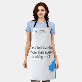 Great Dane Collections Bluemin エプロン (着用した状態)