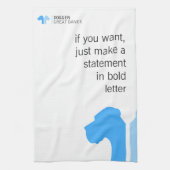 Great Dane Collections Bluemin キッチンタオル (縦)