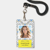 Great Dane Corporate ID  バッジ (正面（ネックストラップ付）)